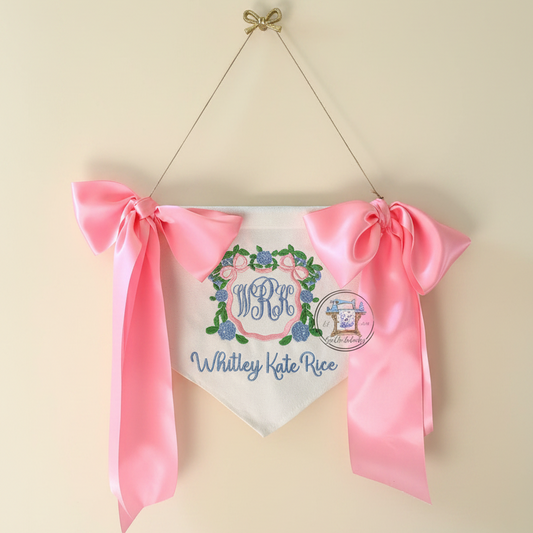 Birth Announcement Crest Banner